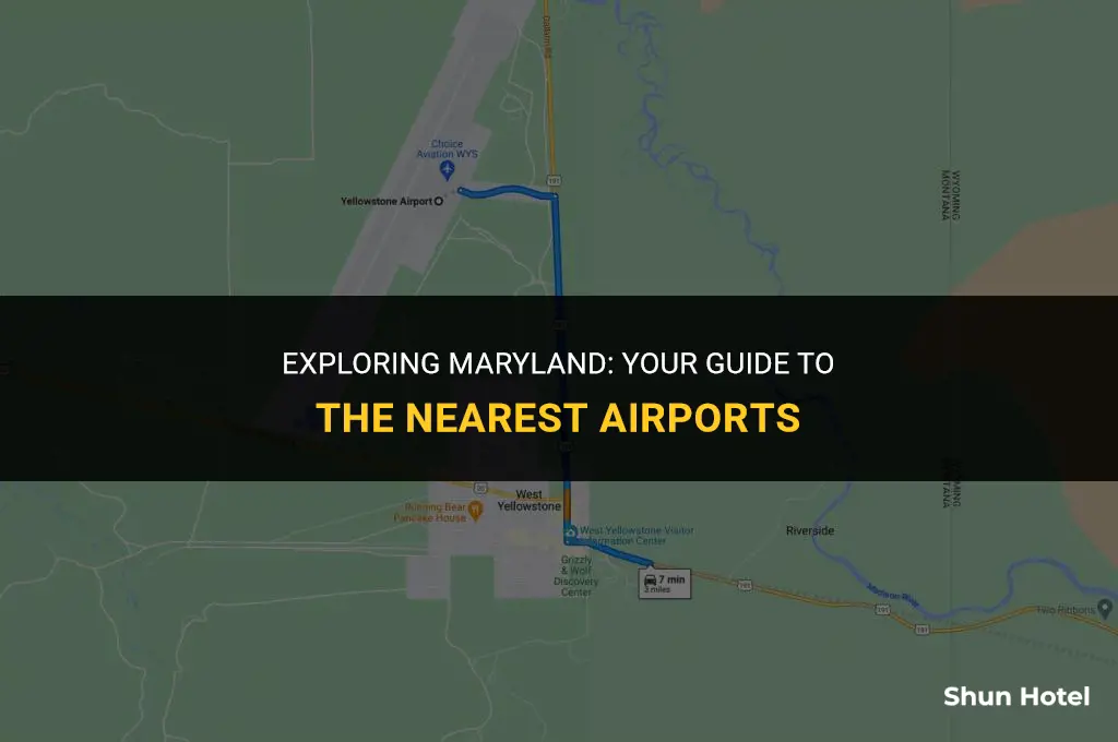 what airport is closest to maryland
