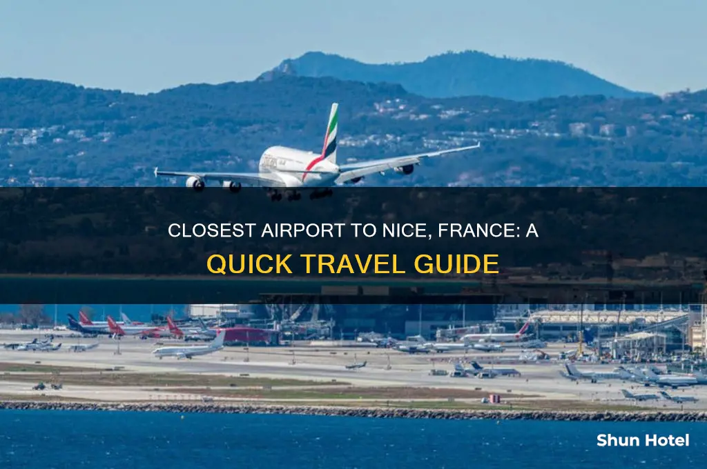 what airport is closest to nice france