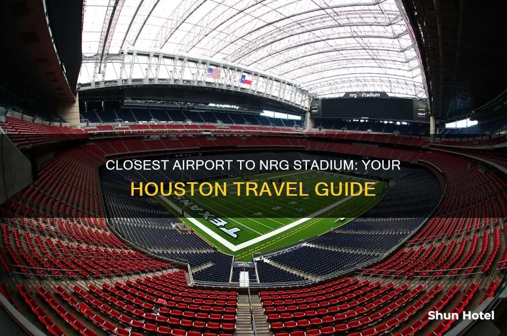 what airport is closest to nrg stadium in houston