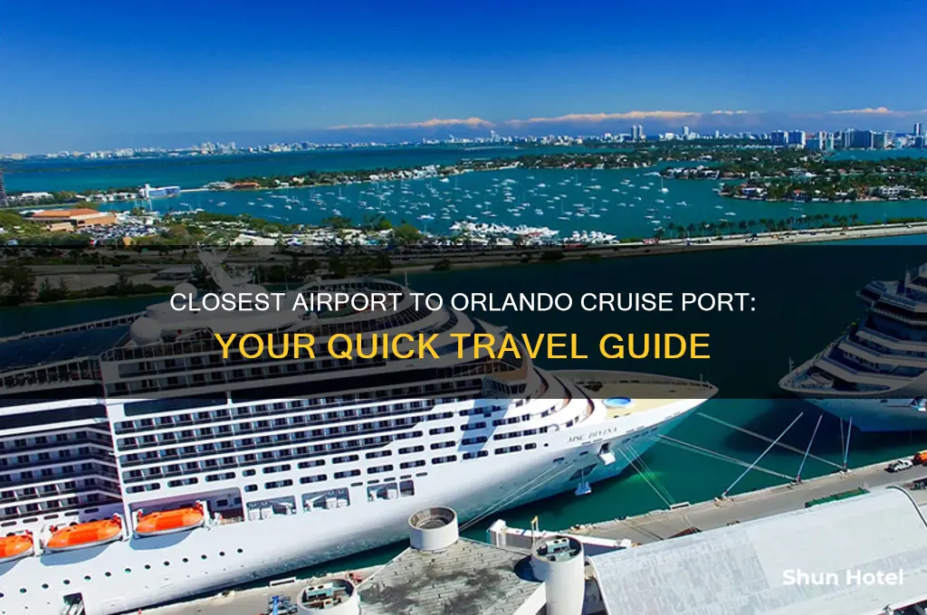 what airport is closest to orlando cruise port
