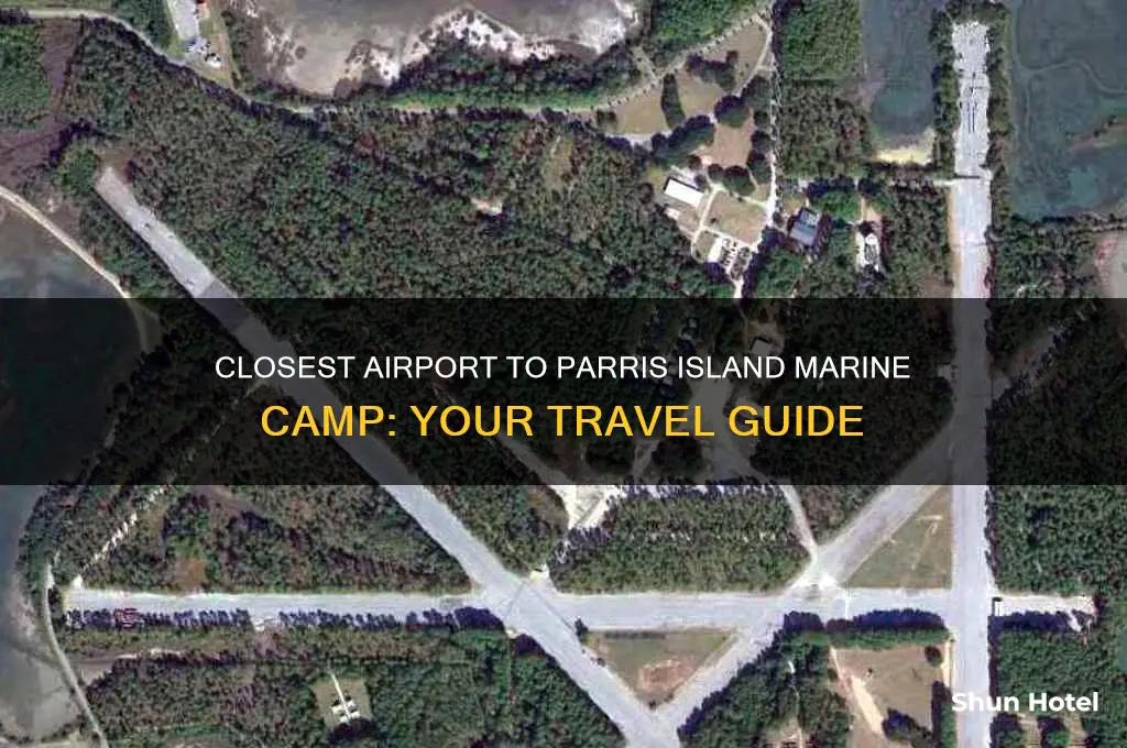 what airport is closest to paris island marine camp
