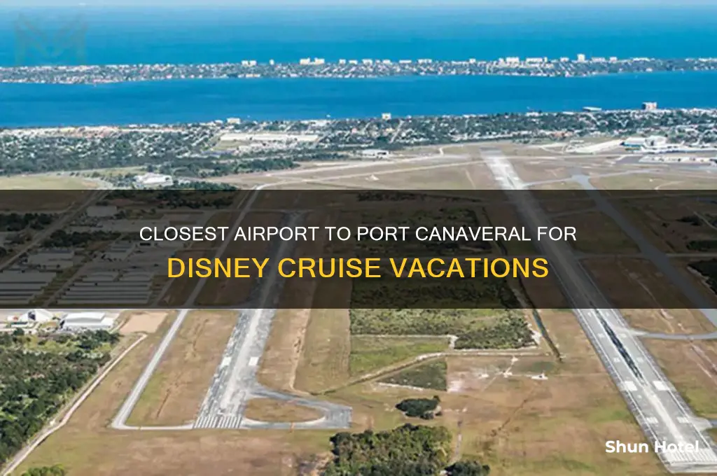 what airport is closest to port canaveral disney cruise