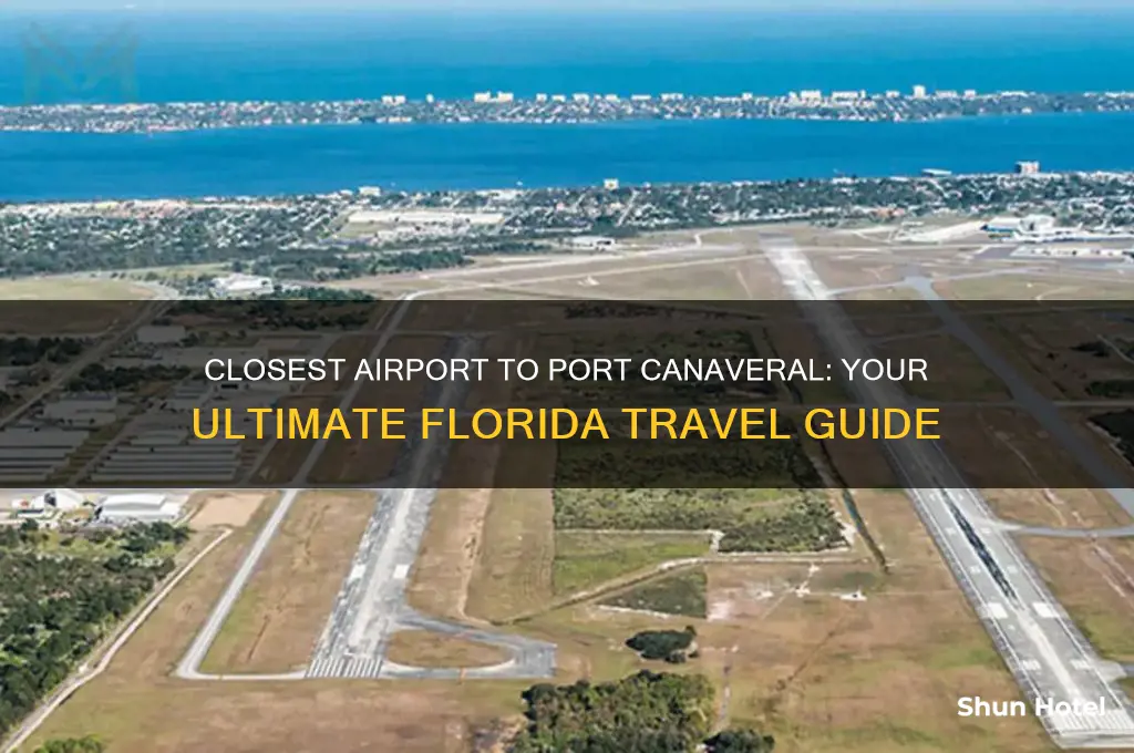 what airport is closest to port canaveral in florida