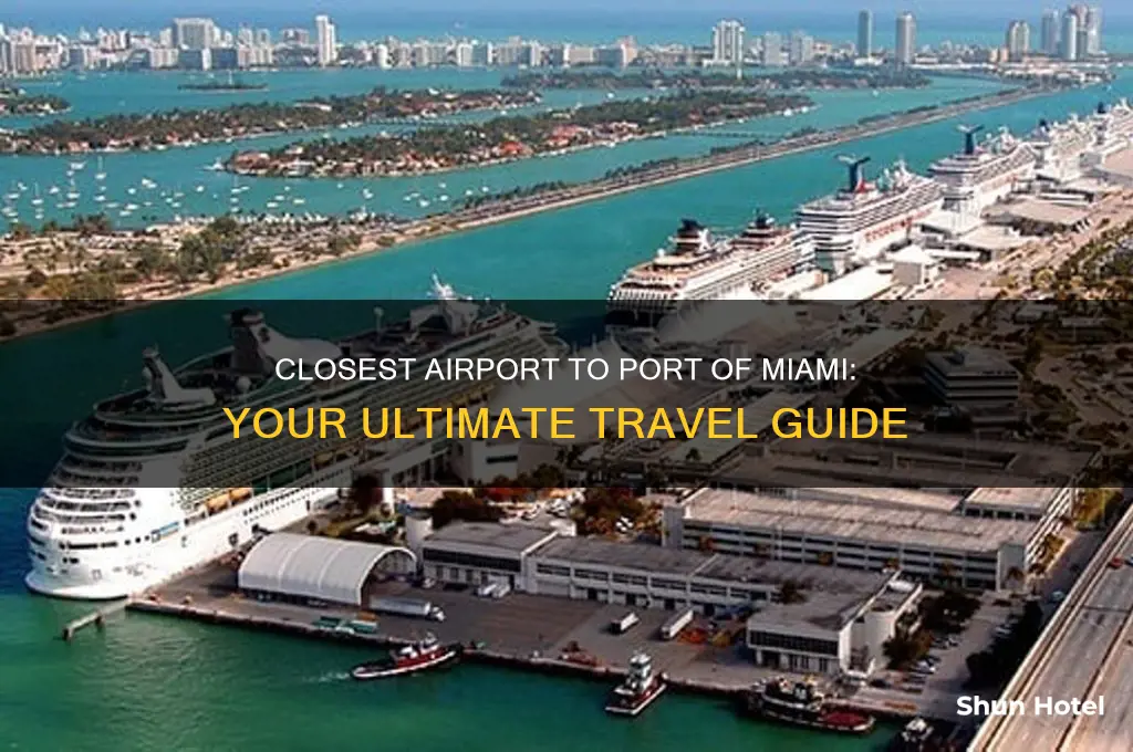 what airport is closest to port of miami