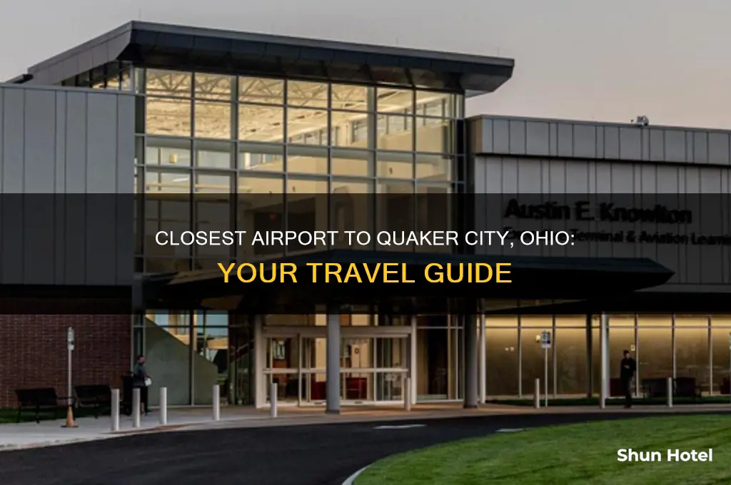 what airport is closest to quaker city ohio
