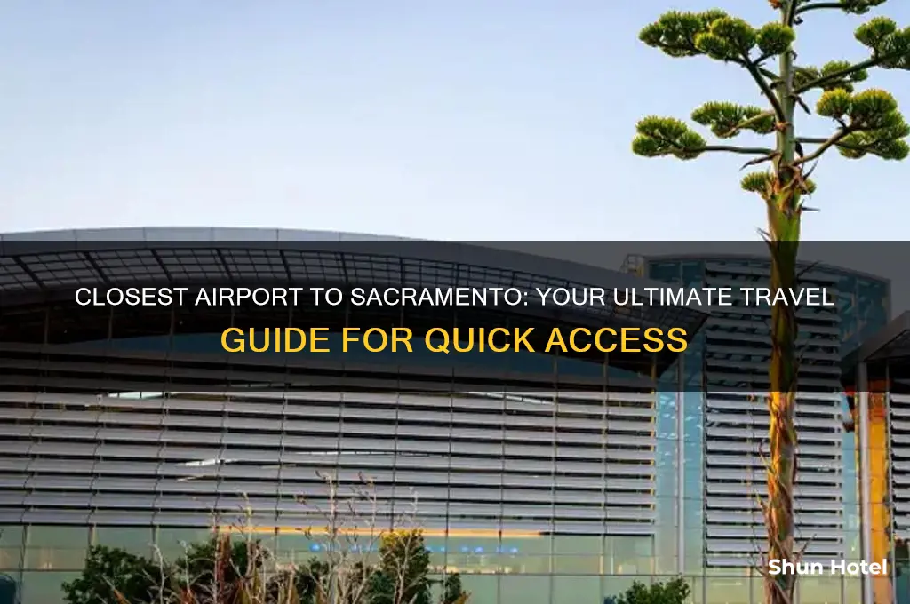 what airport is closest to sacramento