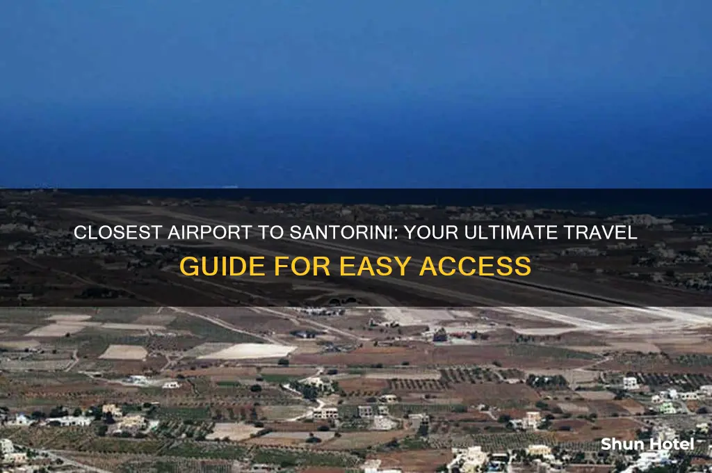 what airport is closest to santorini
