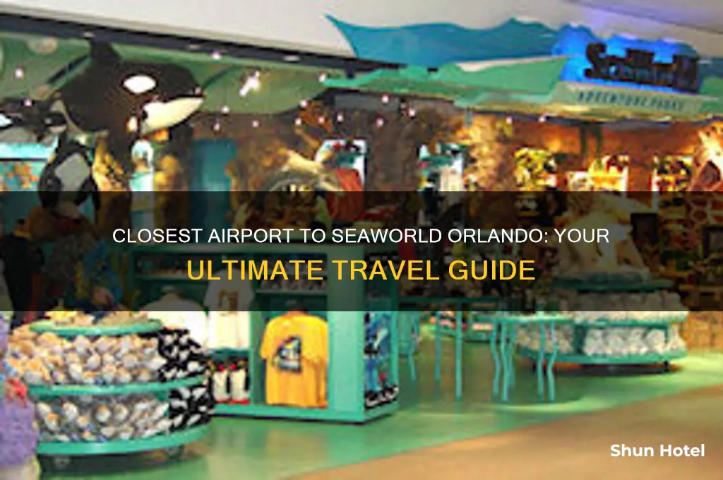 what airport is closest to seaworld orlando