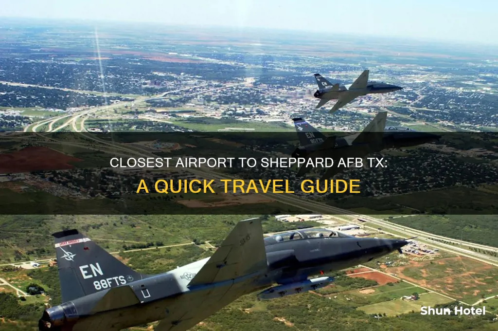 what airport is closest to sheppard afb tx