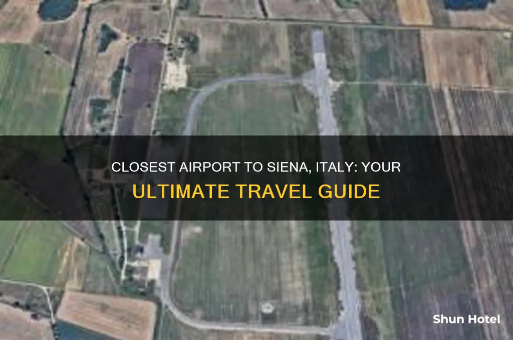 what airport is closest to siena italy