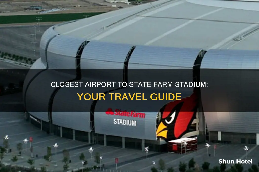 what airport is closest to state farm stadium