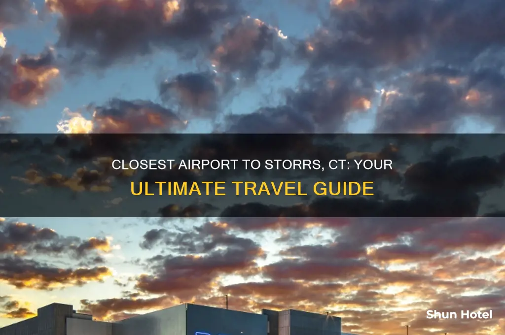 what airport is closest to storrs ct