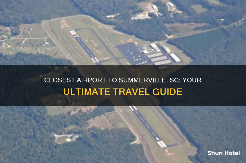what airport is closest to summerville sc