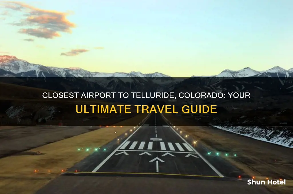 what airport is closest to telluride colorado