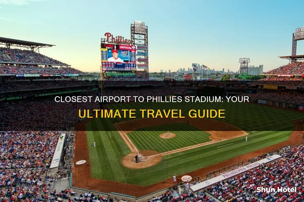 what airport is closest to the phillies stadium