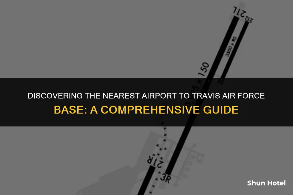 what airport is closest to travis air force base