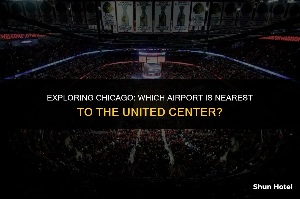 what airport is closest to united center in chicago