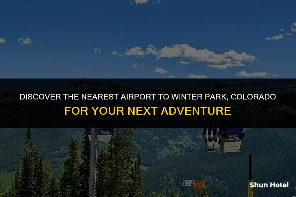 what airport is closest to winter park colorado