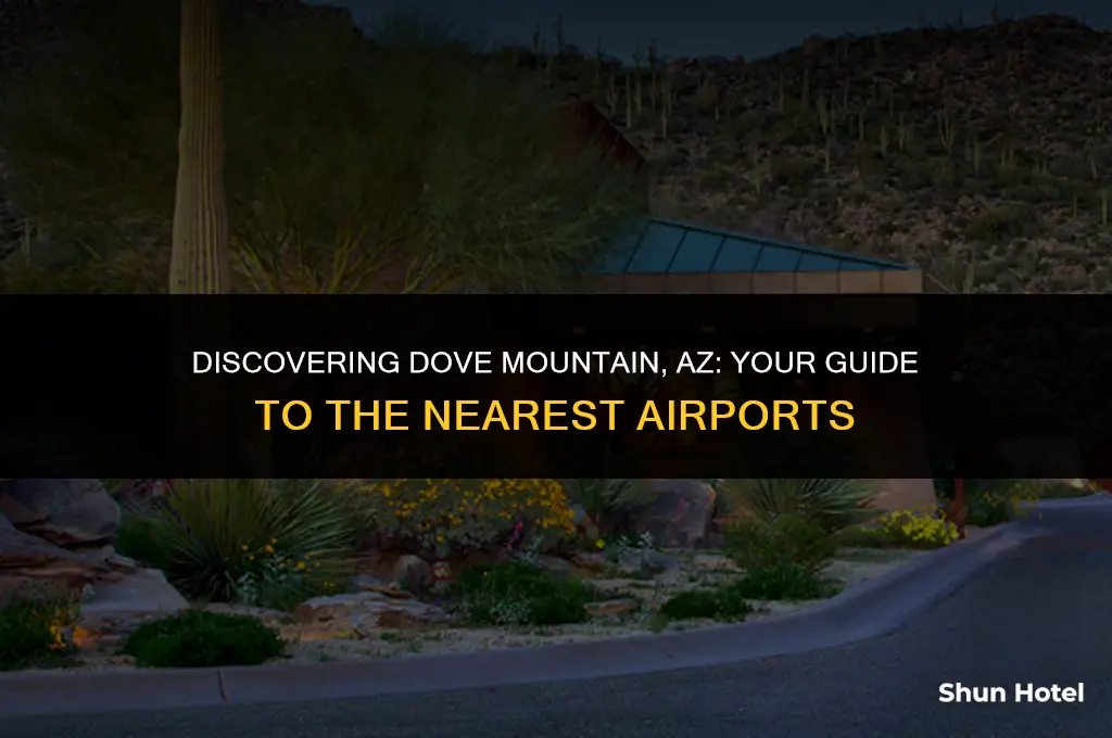 what airport is dove mountain az closest to