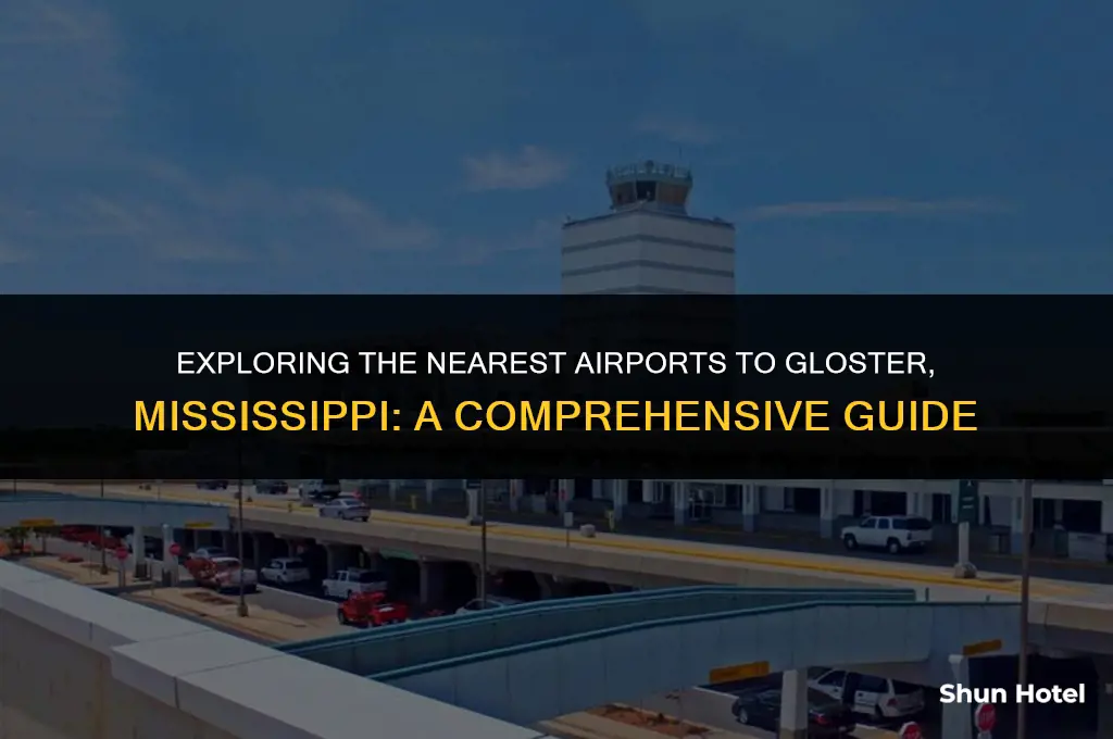 what airport is gloster missippi closest to