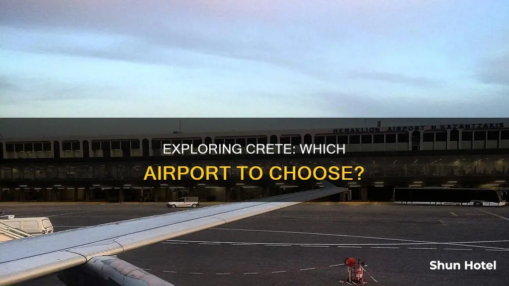 what airport is in crete greece