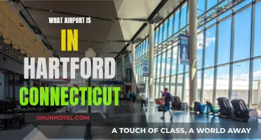 Hartford Connecticut: Bradley International Airport's Location and Amenities