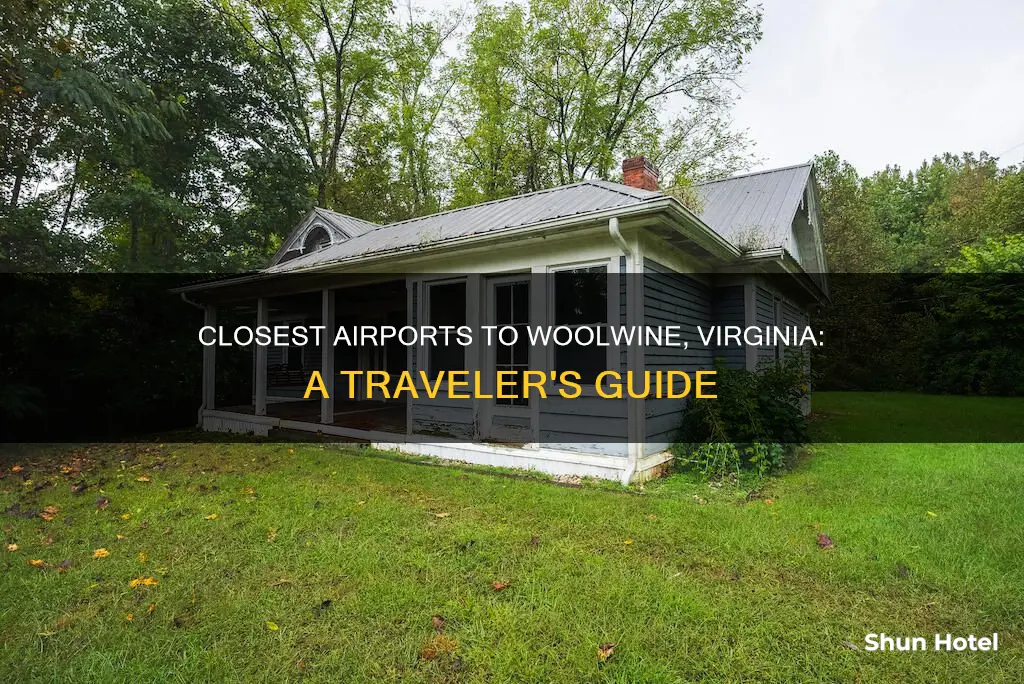 what airport is nearest woolwine virginia