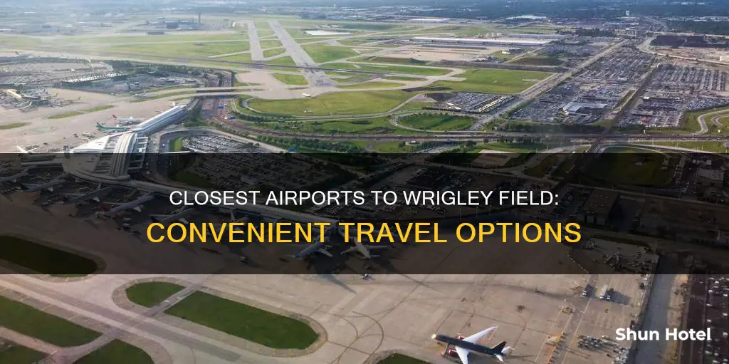 what airport is nearest wrigley field