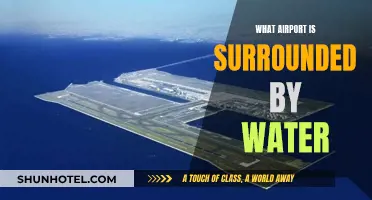 Which Airport is Surrounded by Water?