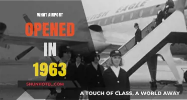 1963's Aviation Milestone: Which Airport Began Operations That Year?