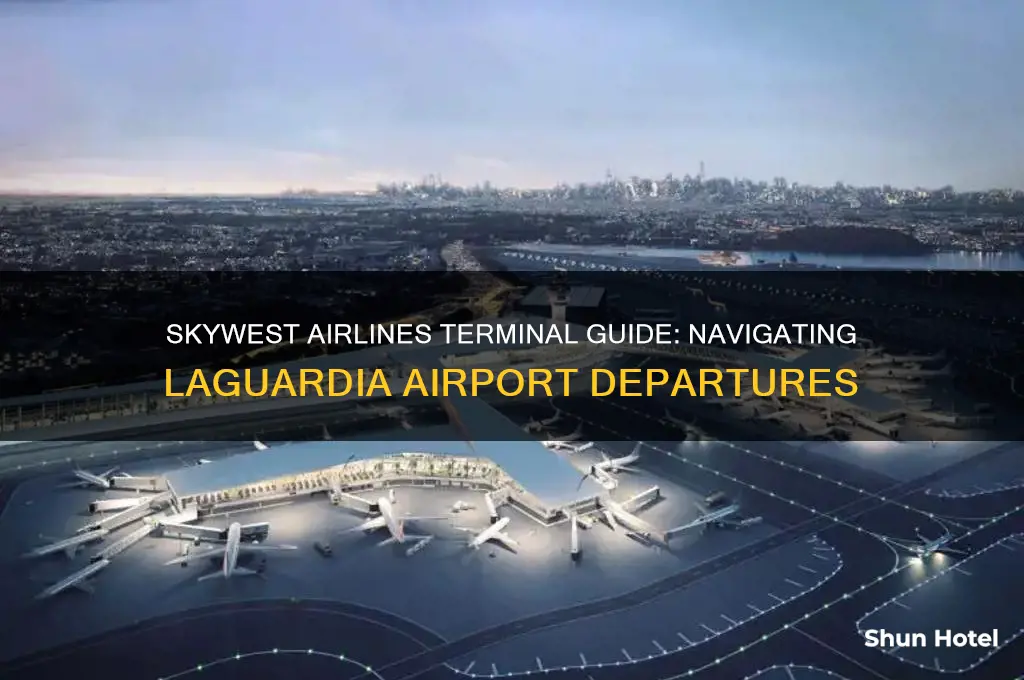 what airport terminal does skywest fly out of in laguardia