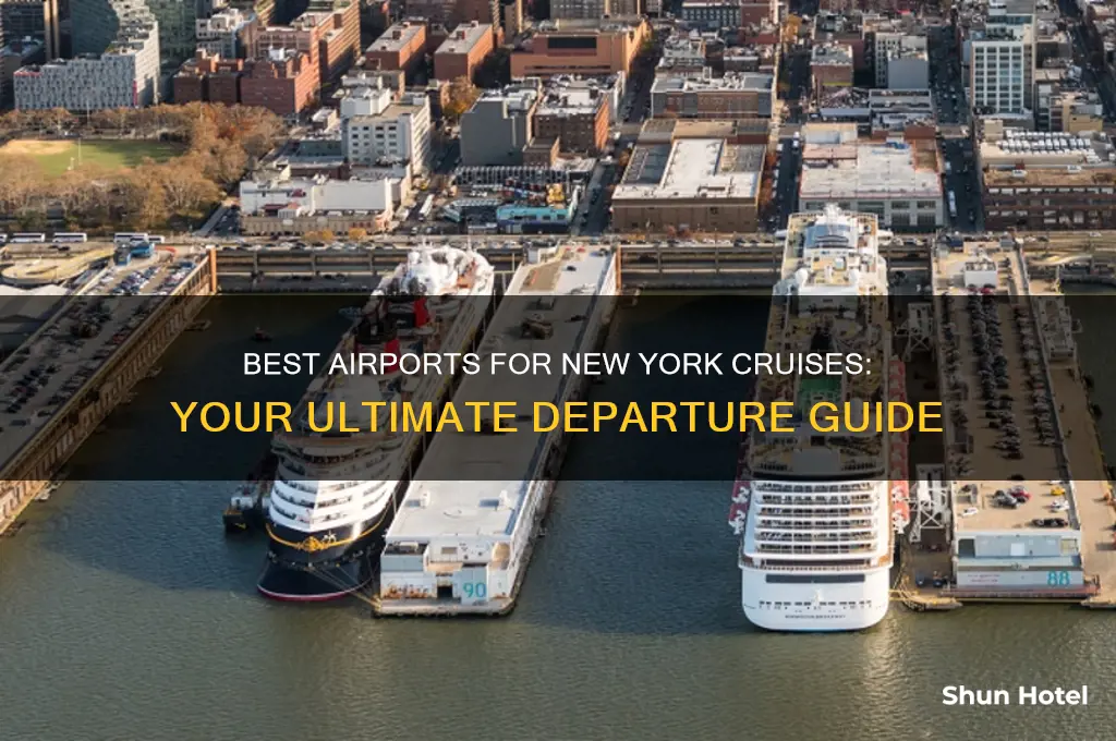 what airport to fly for a new york cruise