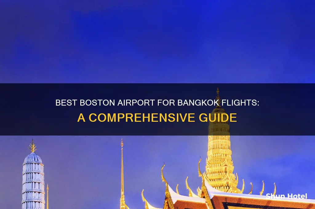 what airport to fly from boston to bangkok