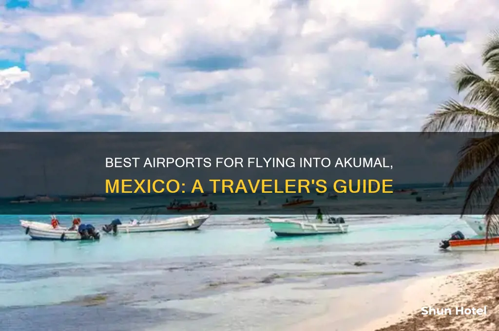 what airport to fly into akumal mexico