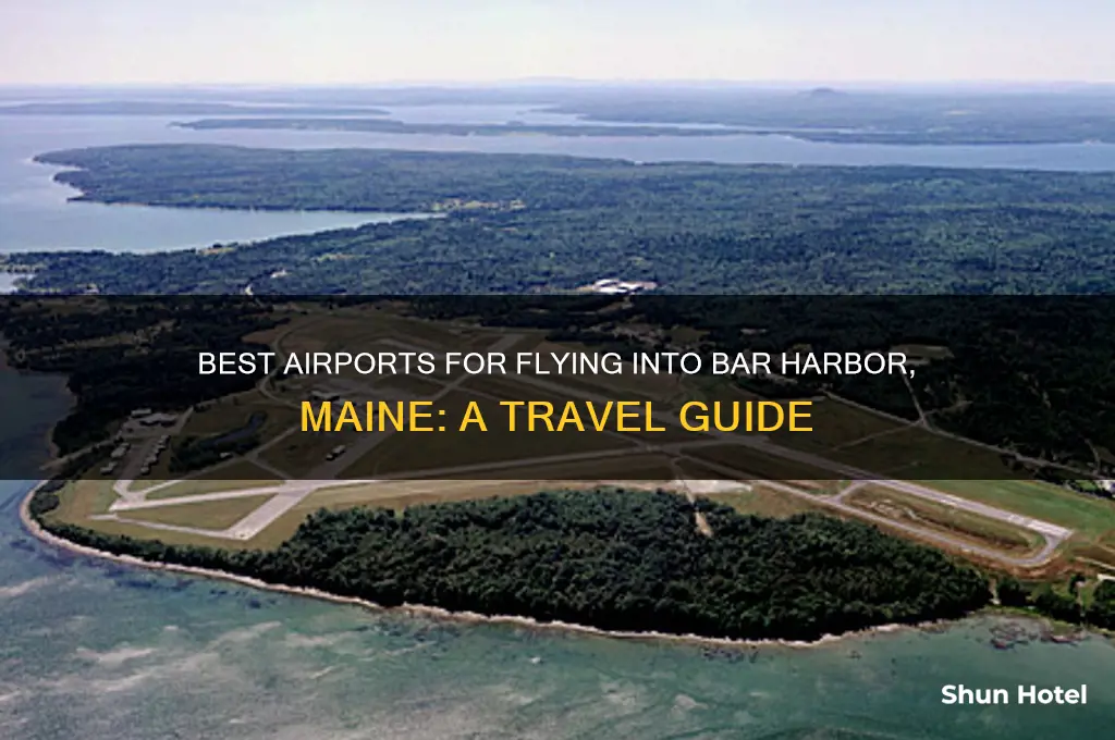 what airport to fly into bar harbor maine