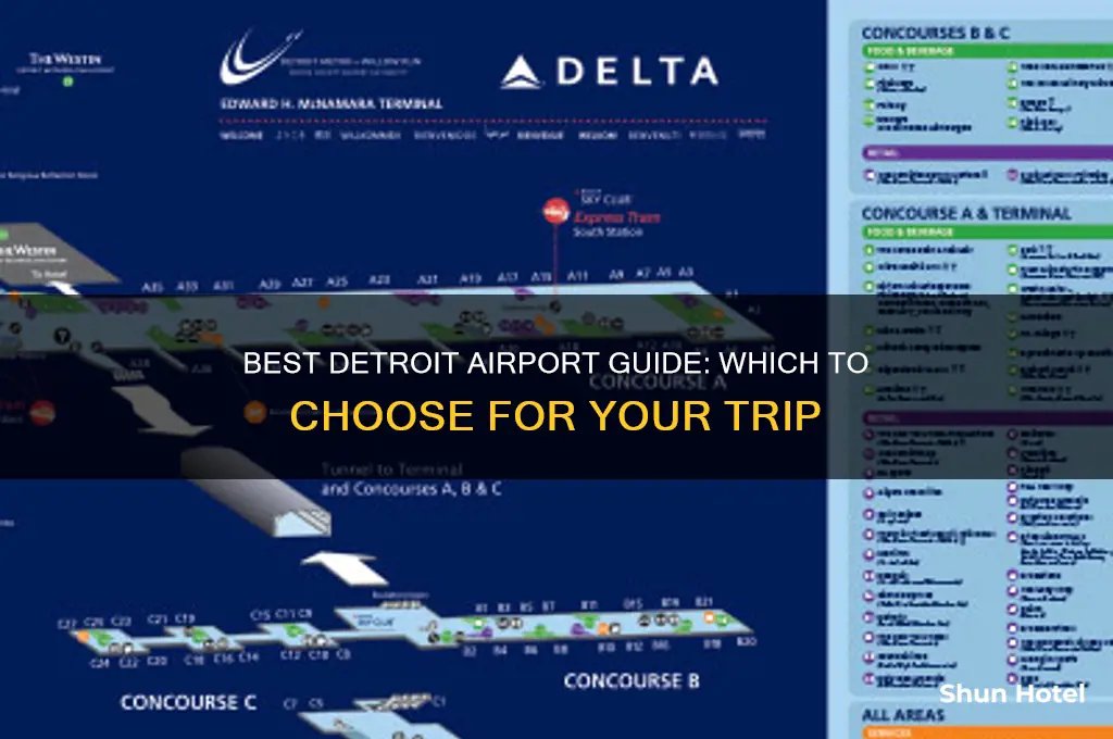 what airport to fly into detroit