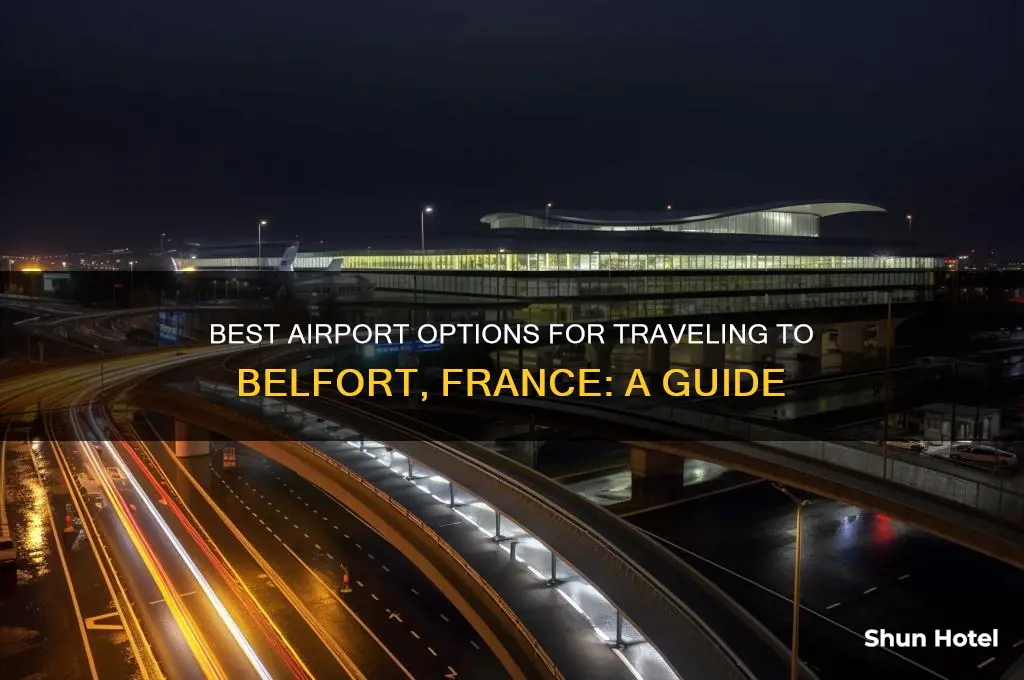 what airport to fly into for belfort