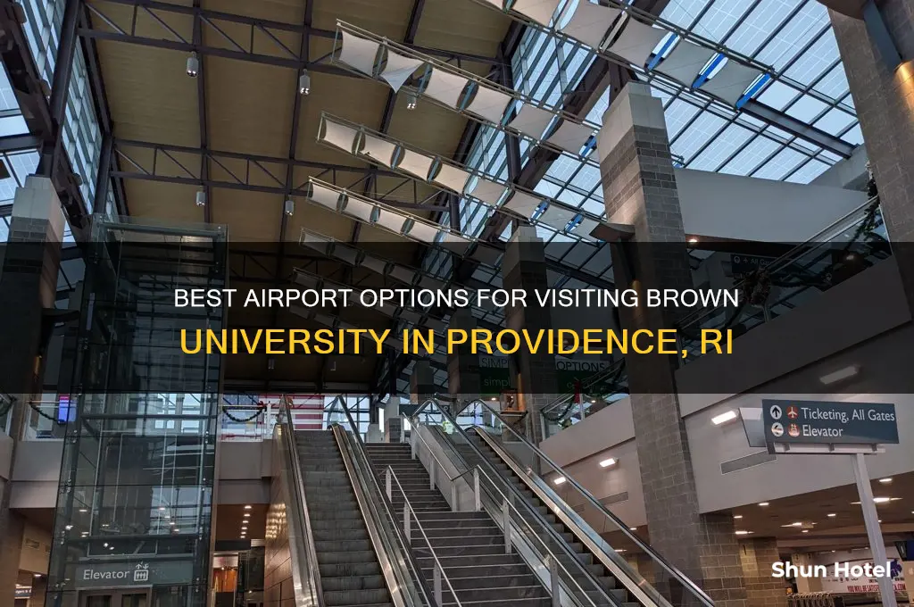 what airport to fly into for brown university