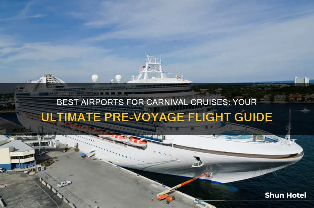 what airport to fly into for carnival cruise