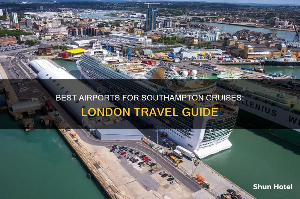 what airport to fly into for cruise from southhampton london
