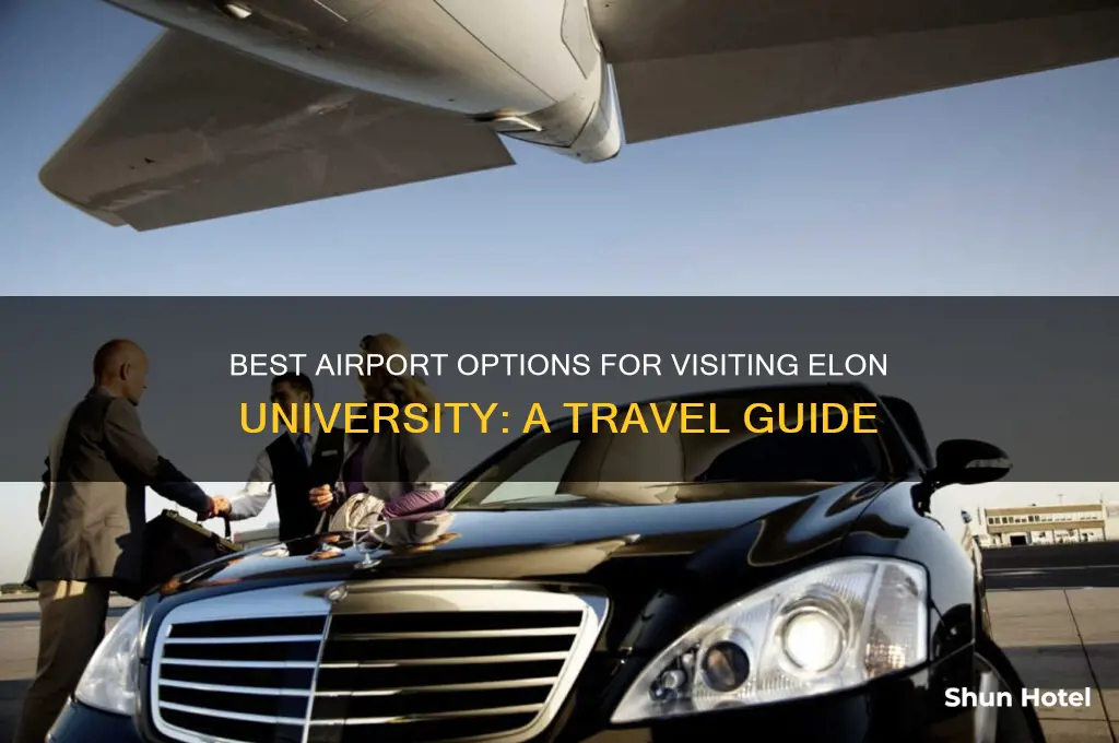 what airport to fly into for elon university