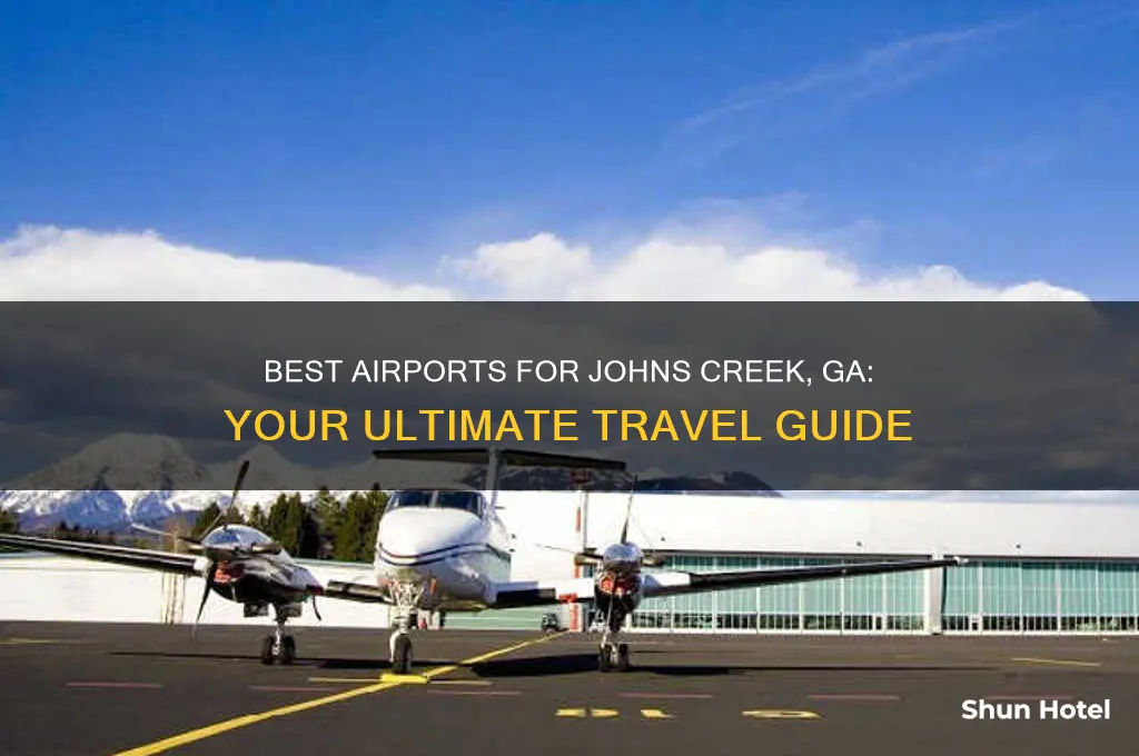 what airport to fly into for johns creek ga