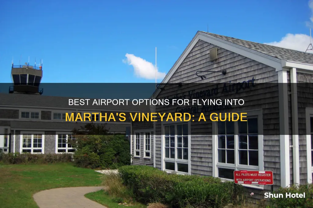 what airport to fly into for martha