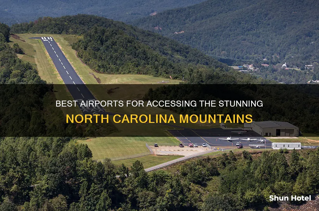 what airport to fly into for north carolina mountains