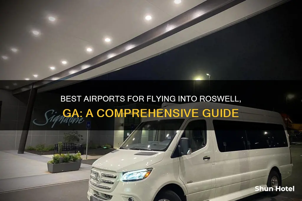 what airport to fly into roswell ga