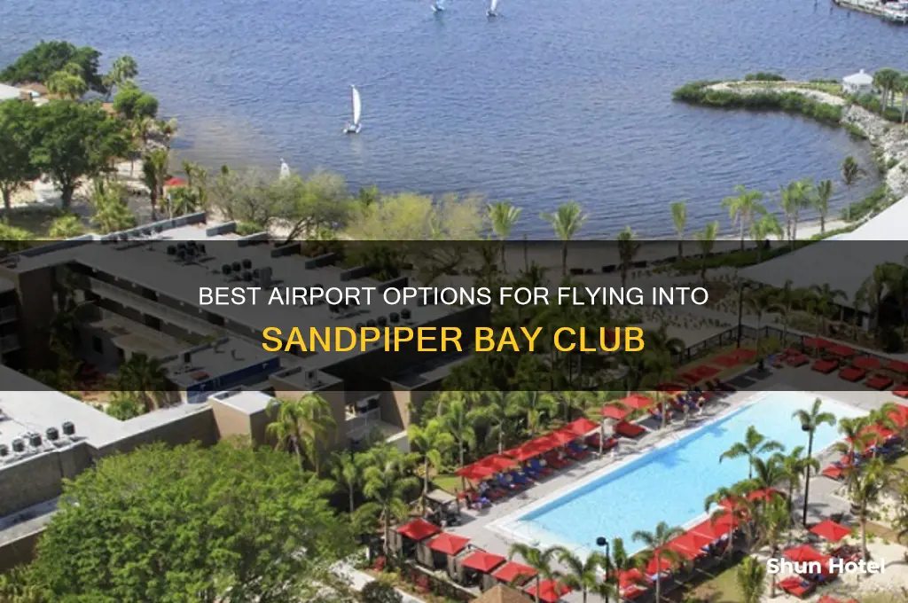 what airport to fly into sand sandpiper bay club