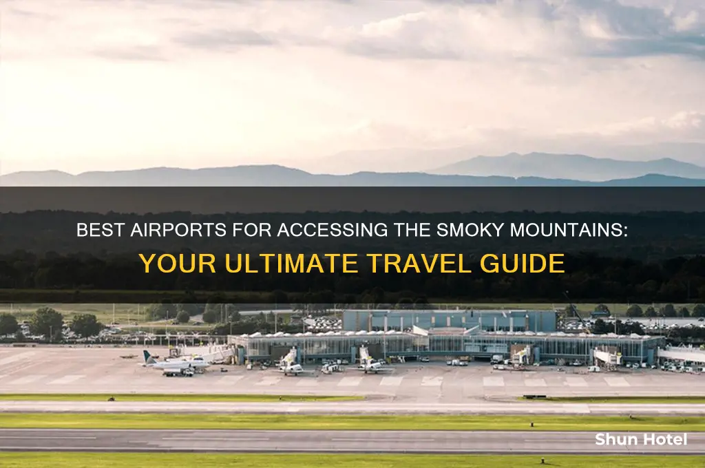what airport to fly into smokey mountains