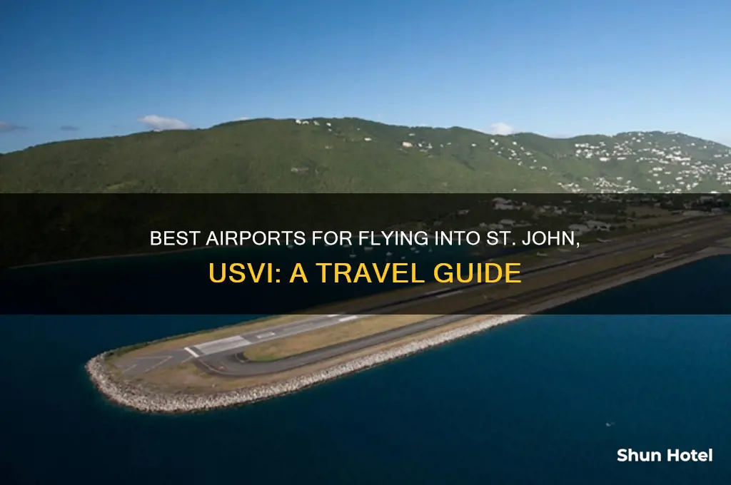what airport to fly into st john usvi