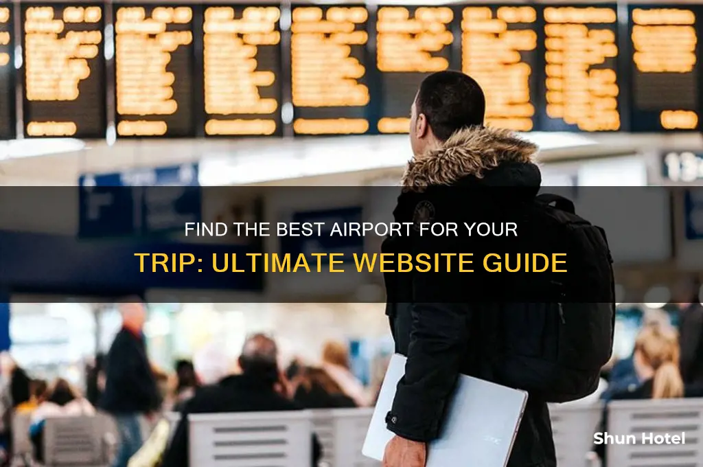 what airport to fly into website