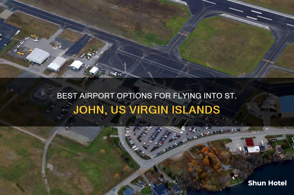 what airport to fly intost john us virgin islands